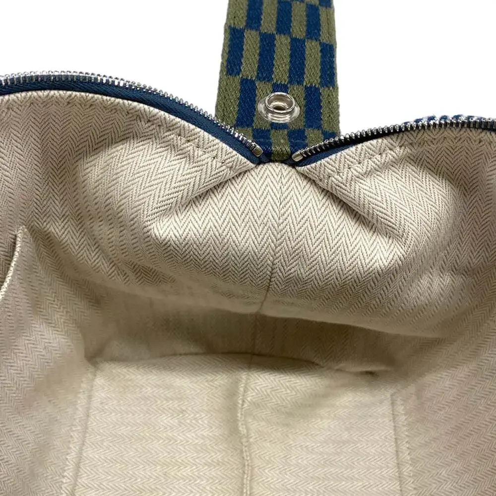 Hermès Bride a Brac GM Handbag Navy Khaki